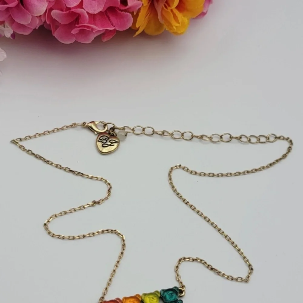 Betsey Johnson Gummy Bear Earrings & Necklace - Picture 5 of 9
